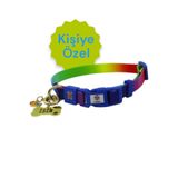 caramelos İSİMLİ, YAVRU VE KÜÇÜK IRK KÖPEK TASMASI, 1,5 CM, PASLANMAZ, KARARMAZ ÇELİK KÜNYELİ, KİŞİYE ÖZEL, DESEN 3-M
