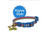 CARAMELOS İSİMLİ, YAVRU VE KÜÇÜK IRK KÖPEK TASMASI, 1,5 CM, PASLANMAZ, KARARMAZ ÇELİK KÜNYELİ, KİŞİYE ÖZEL,