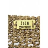 CARAMELOS Kedi Künyesi , Kedi Isimlik, Sallanmayan Isimlik, Isimli Kedi Tasması, Paslanmaz Çelik, Kedi Tasması