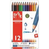 Caran D'ache Fancolor Boya Kalemi 12'li Set (Metal Kutulu)