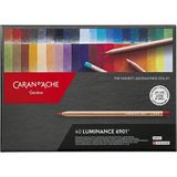 Caran D'Ache Luminance 6901® 40 Renkli Boya Kalemi Seti Yüksek Solmazlık Özelliğiyle