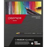 Caran D'ache Museum Aquarelle 12'li Boya Kalemi Seti 3510.312 - 001-Renkli