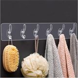Carat Home 5’Li 29*7 Şeffaf Güçlü Kendinden Yapışkanlı Kapı Duvar Askısı Ağır Yük Taşıma