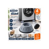 Carat Home Beyaz Eşya Altlığı Ayağı 4 Adet Çamaşır Bulaşık Makinası Buzdolabı Yükseltici Titreşim Önleyici
