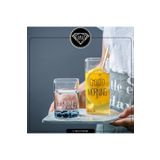 Carat Home Good Morning Borosilikat Kare Cam Bardak 4'lü Set 2 Adet 500ml Ve 2 Adet 250ml