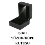 CARAT STONE Işıklı Yüzük Ve Küpe Kutusu (HEM YÜZÜK HEM KÜPE IÇİN UYGUNDUR.)