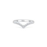CARAT STONE Pırlanta Işıltılı 0.10 Carat Gümüş Sonsuzluk Yarımtur Kadın Yüzük (2 YIL GARANTİ BELGELİ)