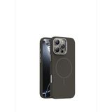 Carbon Pulse iPhone 16 Pro Magsafe Uyumlu Kahverengi Telefon Kılıfı