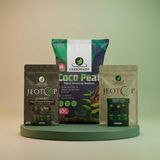 Carbonado Coco Peat 10 L (1 Adet) + Jeotop Leonardit ve Organik Gübre Yetiştirme Paketi