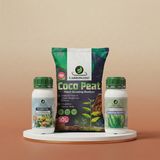 Carbonado Coco Peat 10 L + Sıvı Bitki Besini 250 ml + Sıvı Deniz Yosunu 250 ml Gelişim Paketi