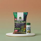 Carbonado Coco Peat 10 L + Sıvı Bitki Besini 250 ml Yetiştirme Paketi