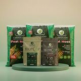 Carbonado Peat Moss 10 L (3 Adet) + Jeotop Leonardit ve Organik Gübre Yetiştirme Paketi
