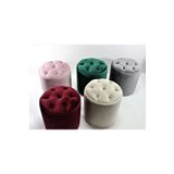 Carbone Desin Puf Bench ,Puffy,Ayak Ucu Puf ,Ayak,Yuvarlak Puf- Makyaj Masası Pufu
