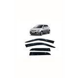 Carda Hyundai I20 2008-2012 4 Lü Cam Rüzgarlığı Esnek Malzeme Parlak Siyah Renk