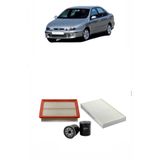 CARDANADAM Fiat Marea 1.6 16v Uyumlu Filtre Bakım Seti Hava Polen Ve Yağ Filtresi 3 Parça Set