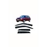 CARDANADAM Ford Fiesta Cam Rüzgarlığı 1997-2002 Kasa Uyumlu 4 Parça Parlak Siyah
