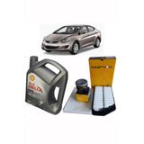 CARDANADAM HYUNDAİ ELANTRA PERYODİK BAKIM SETİ 5W 30 SHELL YAĞ + HAVA + POLEN + YAĞ FİLTRESİ 2011-2013 KASA
