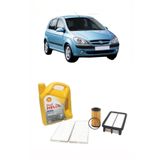 CARDANADAM Hyundai Getz 1.5 Crdi Dizel Yağ Bakım Seti Yağ ve Yağ Filtresi Polen ve Hava Filtresi Shell Helıx