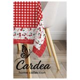 Cardea Home Collection Pötikare Kiraz Desenli Özel Üretim Dijital Baskı Masa Örtüsü