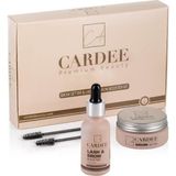 Cardee 2'si 1 Arada 30ML Kaş Kirpik Bakım Serumu ve 50 ml Kaş Sabitleyici Wax Set