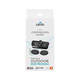 Cardo Packtalk Dış Mekan İkili Paket Kask İletişim Sistemi Kayak, Snowboard Ve Bisiklet İçin İdeal (Siyah, İkili Paket)