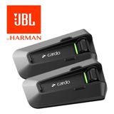 Cardo Packtalk Edge Duo Jbl Bluetooth ve Intercom (Ikili Paket) - x - Siyah