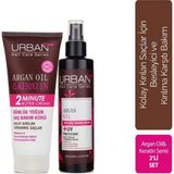 Care Argan Oil & Keratin 2 Minute Saç Kremi 200 ml + Sıvı Saç Kremi 200 ml