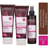 Care Argan Oil & Keratin Saç Bakım Serisi 3'lü Avantajlı Bakım Seti