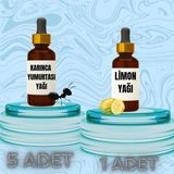 Çare Burada 5 Adet Karınca Yumurtası Yağı + 1 Adet Limon Yağı