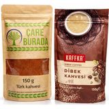 Çare Burada Çareburada 150 G Türk Kahvesi + Kaffka Dibek Kahvesi 150 G - 150 gr