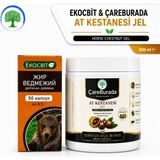 Çare Burada Çareburada At Kestanesi Jel 500 Ml. & Ekocbit Ayı Yağı 50 Ml. | Ferahlatıcı Jel, Besleyici Masaj Yağı - renk