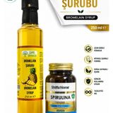 Çare Burada Çareburada Bromelain Şurubu 250 ml & Shiffahome Spirulina 60 Kapsül