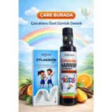 Çare Burada Çareburada Çocuklara Özel Günlük Destek Seti | Kalsiyum D3 + C Vitaminli Harnup Pekmezi