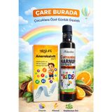 Çare Burada Çareburada Çocuklara Özel Günlük Destek Seti | Multivitamin + C Vitaminli Harnup Pekmezi