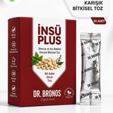 Çare Burada Çareburada | Dr. Bronos Insü Plus Stevya ve Acı Baklalı Karışık Bitkisel Toz 30 Stick - Bitki Çayı
