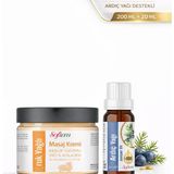 Çare Burada Çareburada Kuyruk Yağlı & Keklik Üzümlü Masaj Kremi 200 ml | Ardıç Yağı 20 ml