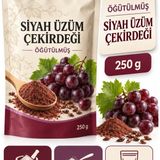 Çare Burada Çareburada Öğütülmüş Siyah Üzüm Çekirdeği 250 G - 250 gr