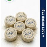 Çare Burada Çareburada Ruşur Taşı 6 Adet | Beyazlatıcı Ölü Derilerden Arındırıcı Yüz ve Vücut Peelingi ( Iran Hamam Taşı )