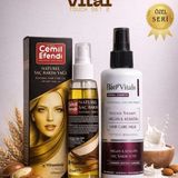Çare Burada Çareburada Vital Touch Set 2 - Cemilefendi Saç Bakım Yağı 125 ml + Biovitals Argan & Keratin Saç Bakım Sütü