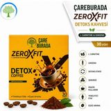 Çare Burada Çareburada Zeroxfit Detoks Kahvesi 30 Saşe 3 gr | L-Carnitine, Ginseng, Guarana ve Hindiba Içerikli Çözünebilir Kahve - 90 gr