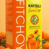 Çare Burada Fitchoy - Kayısılı Form Çay 90 gr x 45 Adet (Biberiye ve Yeşil Çay Ilaveli) - 90 Gr × 45