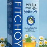 Çare Burada Fitchoy - Melissa Passiflora Relax Çay 90 gr × 45 Adet (Kedi Otu & Papatya Ilaveli)