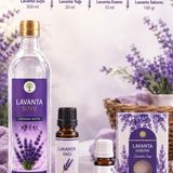 Çare Burada Lavanta Bahçesi Seti (Içilebilir Lavanta Suyu 500 ml & Lavanta Yağı 20 ml & Lavanta Esansı 10 ml & Lavanta Sabunu 100 Gr)