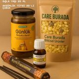 Çare Burada Nefes Seti ( Günlük Macun + Akgünlük Sakızı + Sığla Yağı + Akgünlük Tütsü) - 20 ml