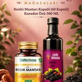 Çare Burada Reishi Mantarı Kapsül (60 Kapsül) & Karadut Özü 500 ml