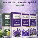 Çare Burada Sakinleştirici ve Uyku Öncesi Rahatlatıcı Yağ Seti (Bergamut Yağı & Lavanta Yağı & Karabaş Yağı & Menekşe Yağı) - 20 ml