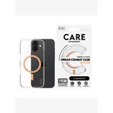 CARE by PanzerGlass Flagship iPhone 16 MagSafe Uyumlu Urban Combat Şeffaf-Şeftali Telefon Kılıfı