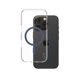 CARE by PanzerGlass Flagship iPhone 16 Pro MagSafe Uyumlu Urban Combat Şeffaf-Mavi Telefon Kılıfı