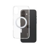 CARE by PanzerGlass iPhone 16 Plus Feature Kickstand &amp; MagSafe - Gümüş Kılıf