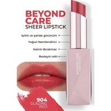 Care Sheer Lipstick 904 - Glazing Red - Yoğun Nemlendirici Besleyici Etki - Parlak Ruj - Çok Renkli